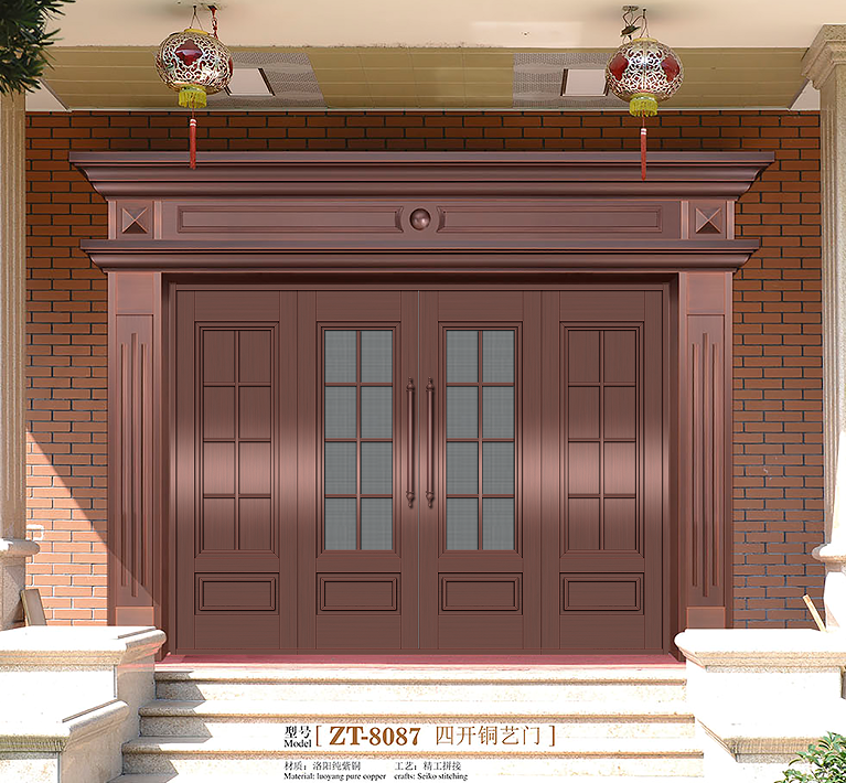 濮陽銅門定做 別墅銅門 濮陽玻璃銅門 銅門廠家 銅門多少錢