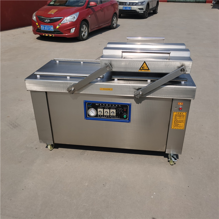 全自動(dòng)食品真空包裝機(jī) 干濕兩用抽真空設(shè)備 大米封口機(jī) 雙室真空包裝機(jī)