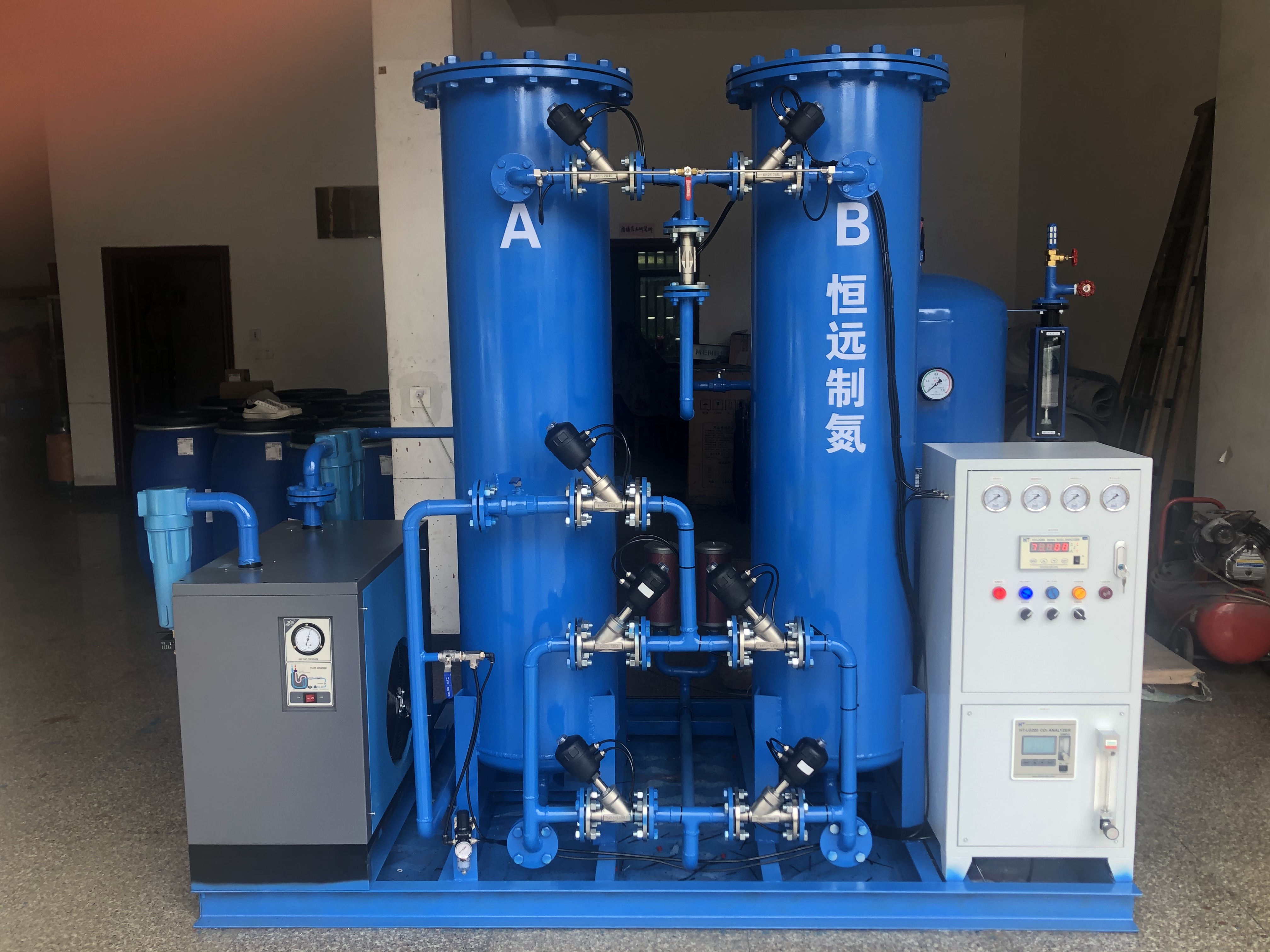 工業(yè)制氮機、氮氣純化設備、氮氣機
