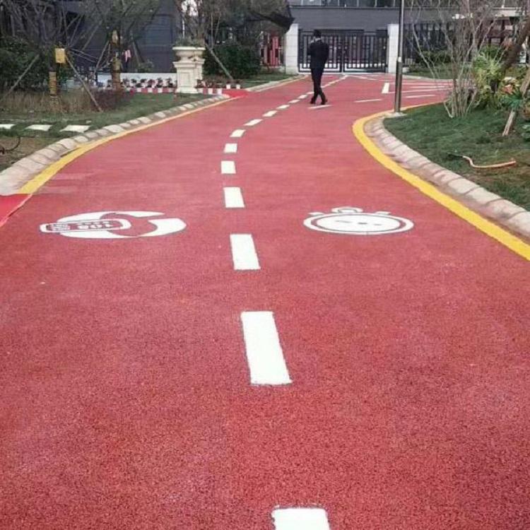 普洱市彩色透水混凝土材料廠家  透水地坪  壓模地坪