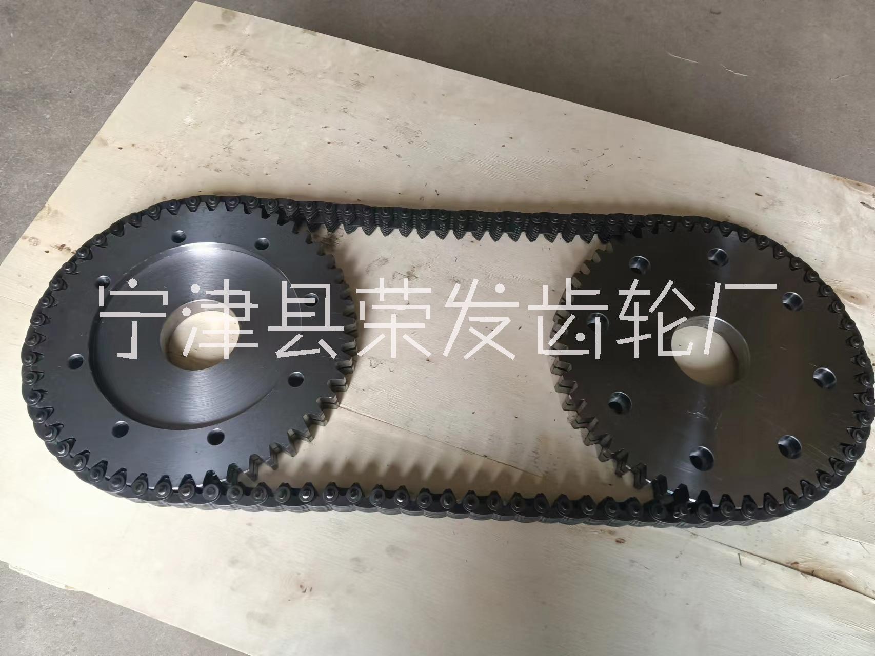 非標定做無聲齒形鏈條及配套鏈輪 齒輪