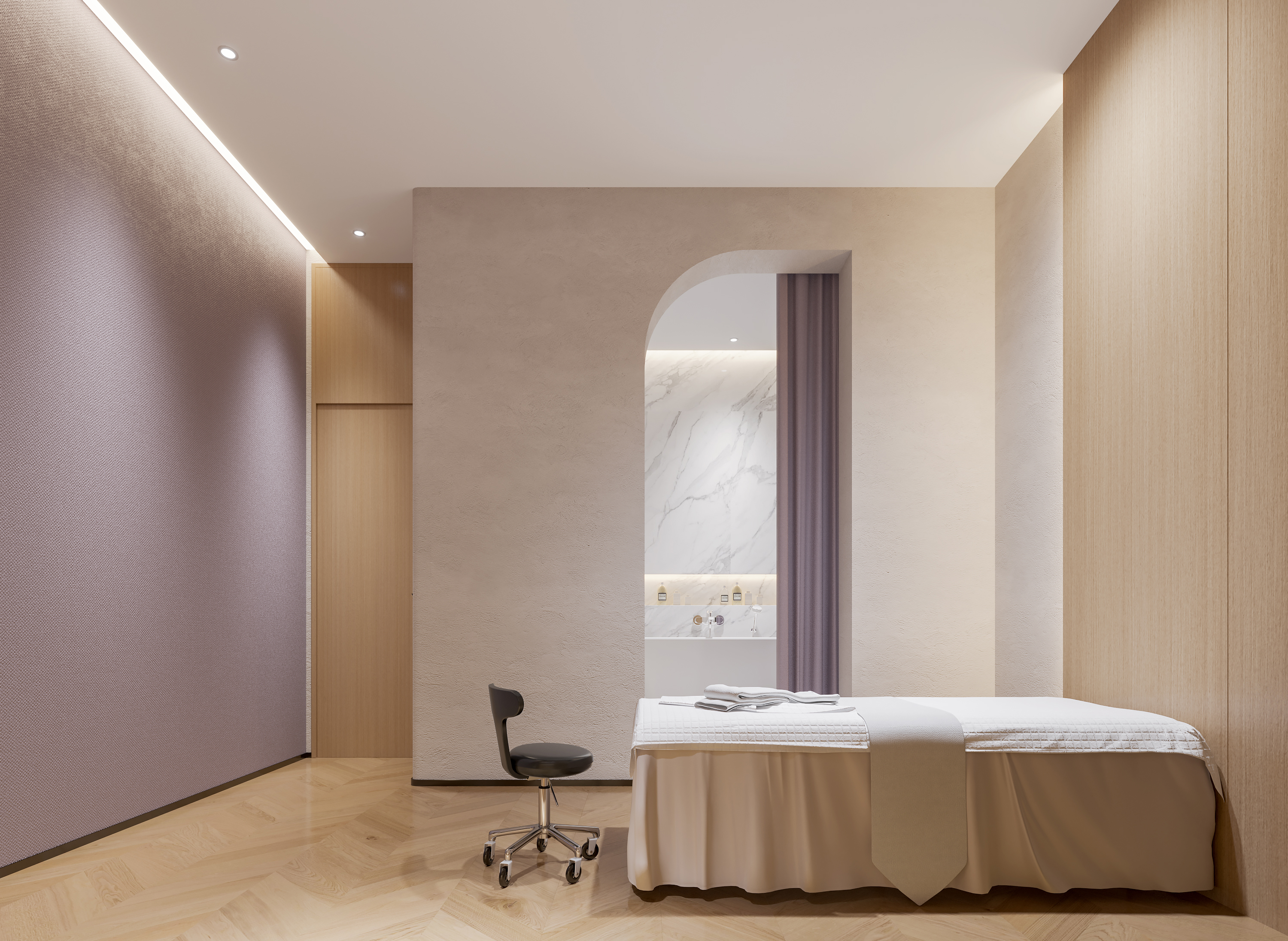 大連美容院設計美容店設計