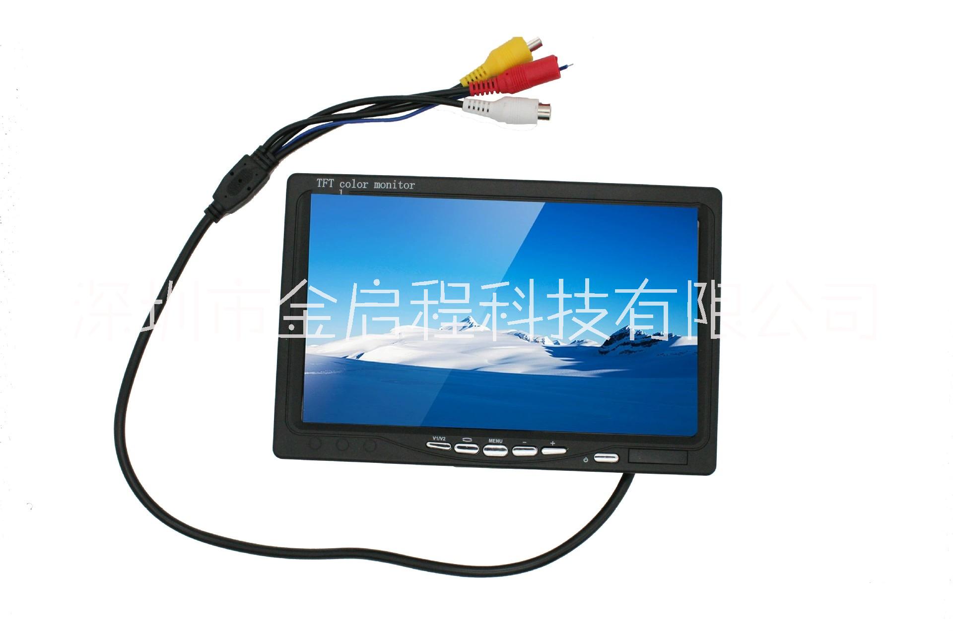 7寸車(chē)載兩路AV治具儀器設(shè)備顯示器