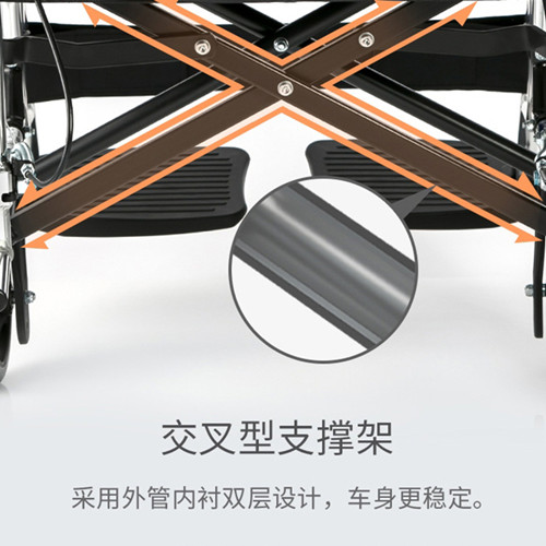 西安蓮湖區(qū)現(xiàn)貨供應(yīng)賣魚越高當(dāng)端鋁合金輪椅053 魚躍H053C