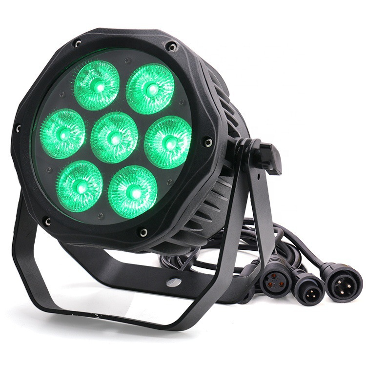7顆15W LED防水染色帕燈IP65迷你投光燈背景染色燈