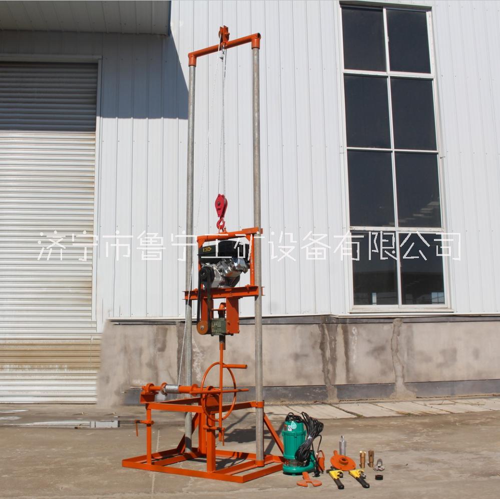 聲測管疏通鉆機   汽油機小型家用打井機 百米聲測管混凝土疏通鉆機 樁基檢測孔設備