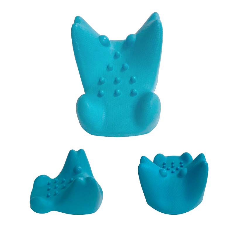 頸椎牽引枕按摩枕頭脊椎穴位護(hù)頸枕 聚氨酯PU海綿