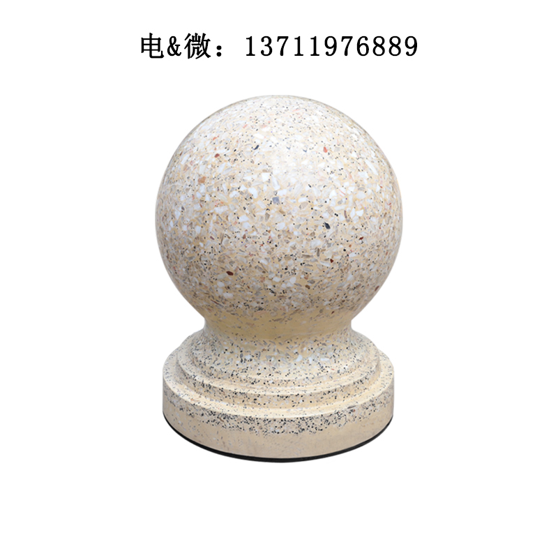 惠州綠霸LB-802小區(qū)攔路車阻石球 廣場擋車障礙石墩