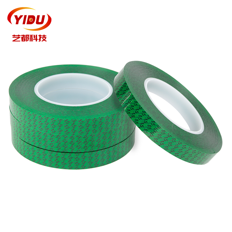 膠帶批發(fā)pet綠色鋰電池?cái)?shù)字終止膠帶 耐高溫綠色數(shù)字終止膠帶