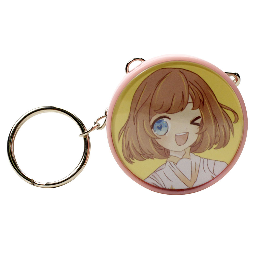 【工廠直銷】DIY照片鑰匙扣 可錄音的創(chuàng)意禮品個(gè)性留言鑰匙扣掛件