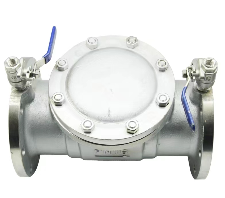 低阻力倒流防止器 不銹鋼倒流防止器低阻力DF41W-16P防污水回流隔斷閥