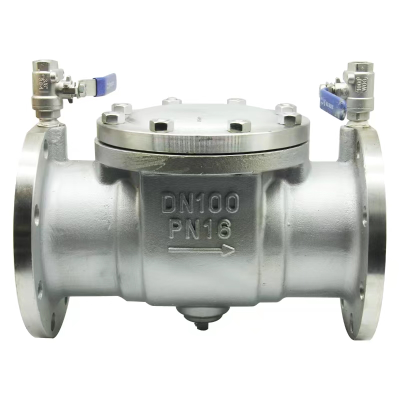 低阻力倒流防止器 不銹鋼倒流防止器低阻力DF41W-16P防污水回流隔斷閥