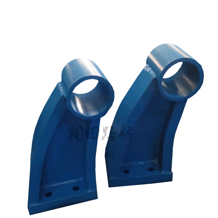 高鐵站臺(tái)欄桿支撐架 不銹鋼牛角架 鑄鋼牛角底座