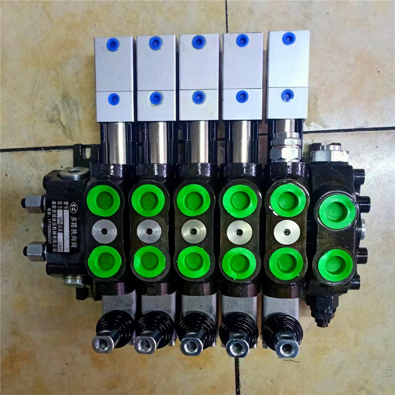 程力6-8方環(huán)衛(wèi)車?yán)鴫嚎s車液壓分配器QZL15-N1T.4OT多路換向閥配  垃圾壓縮車液壓多路閥