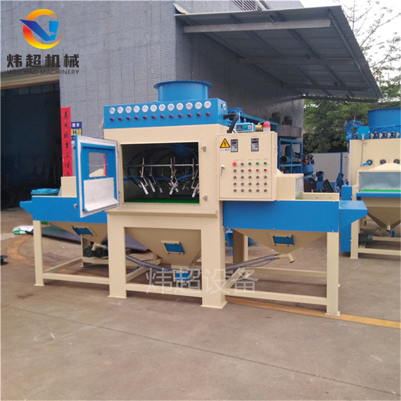 汽車輪轂自動噴砂機(jī) 大型通過式自動噴砂機(jī)