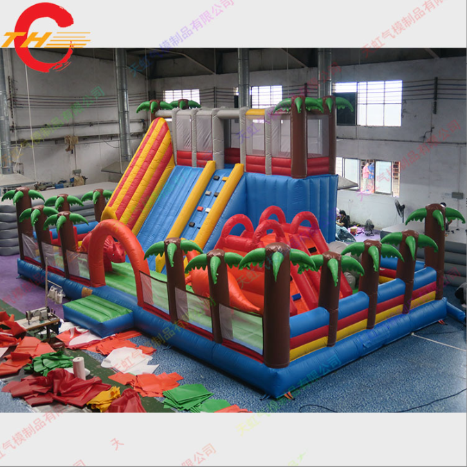 深圳充氣跳床滑梯城堡價格 廣州戶外充氣城堡充氣蹦蹦床供應(yīng) 娛樂設(shè)備廠家