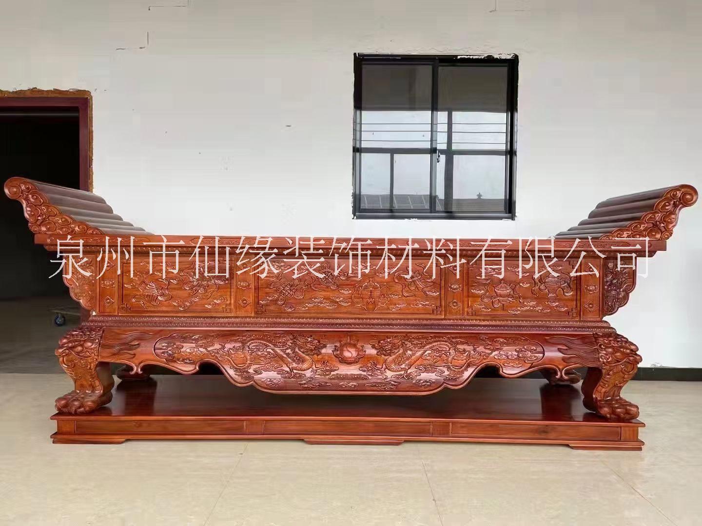 仙緣古建裝飾彩繪貼金木雕工藝供桌
