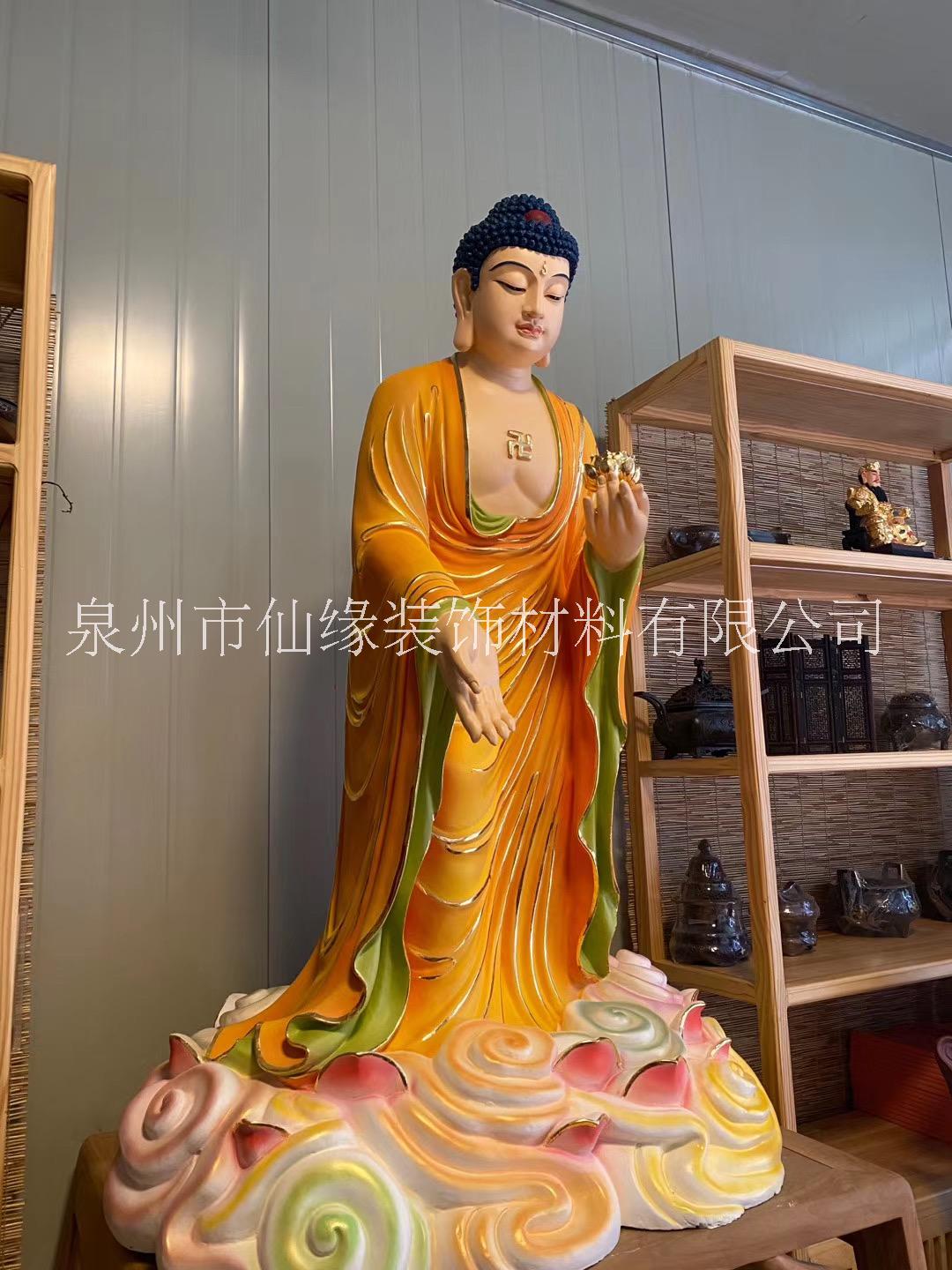 仙緣古建寺廟純手工雕刻木雕佛像