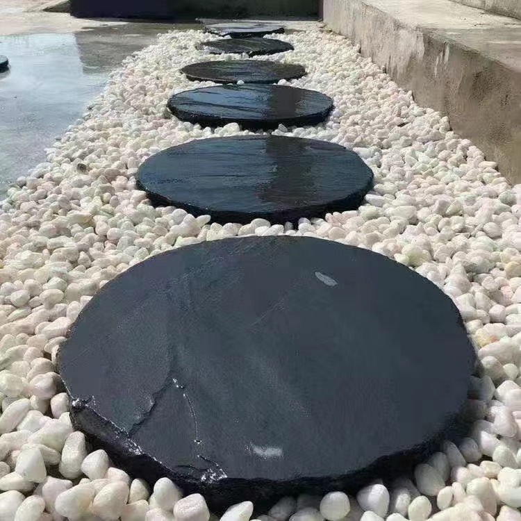 長(zhǎng)沙青石板汀步石銹石亂形青石板膠粘青石板批發(fā)不規(guī)則青石板踏步石草坪青石板