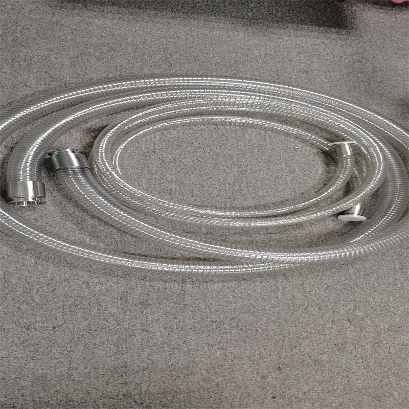 鋼絲軟管高壓透明食品級PU管廣東