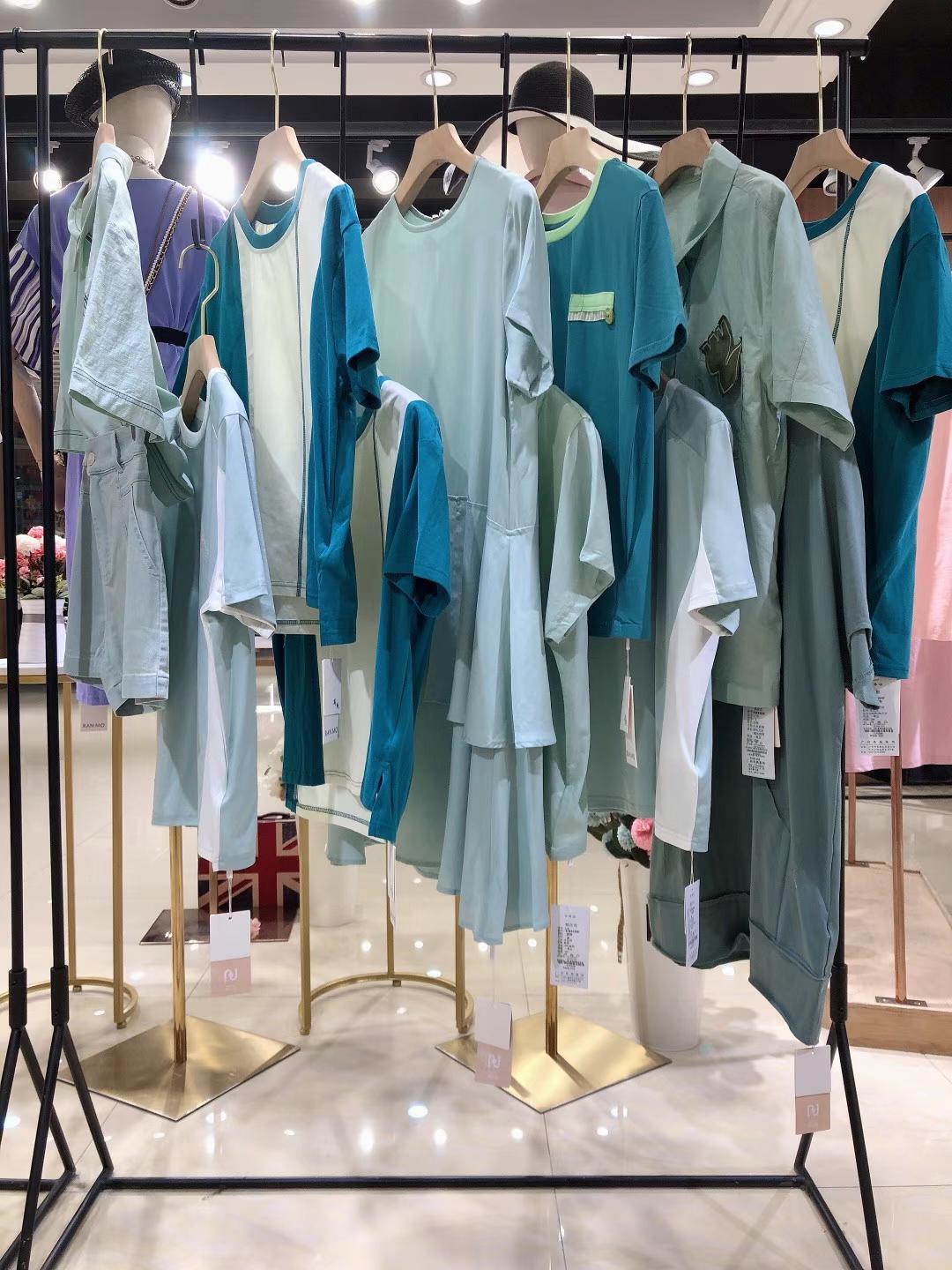 品牌折扣女裝 納爾布&苒默2022夏剪標(biāo)品牌女裝尾貨走份批發(fā)直播貨源進(jìn)貨
