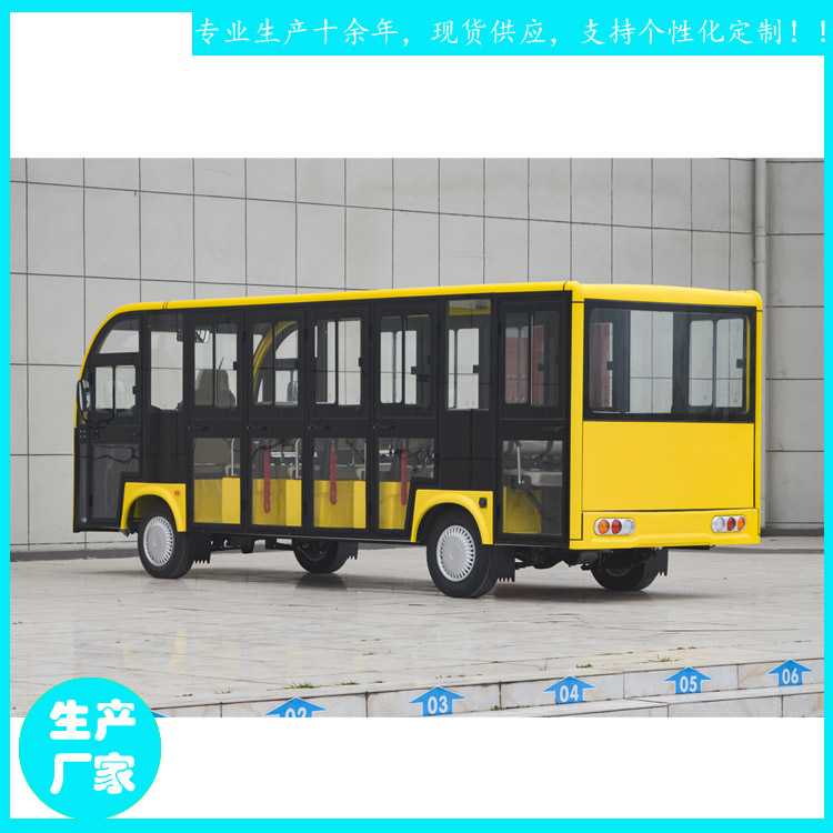 蘭州市大型景區(qū)公司觀光車 YCT23型23人 大學校園營運車廠家 宜昌鑫威特種車 23座封閉觀光車