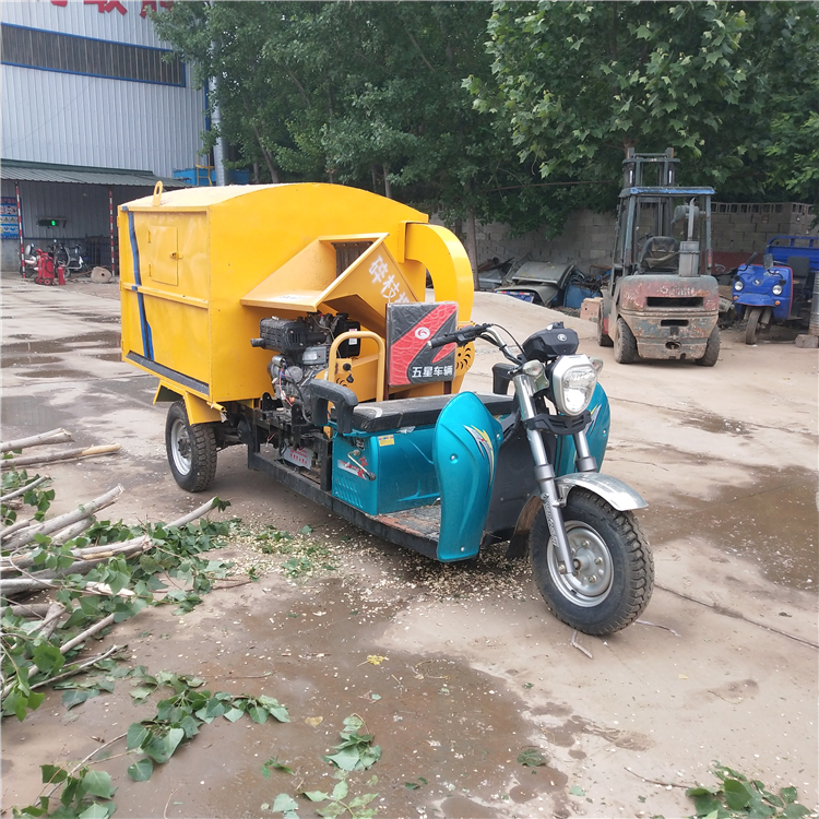 樹(shù)枝車(chē)適用范圍 山東菏澤祥農(nóng)新款樹(shù)枝粉碎收集車(chē)
