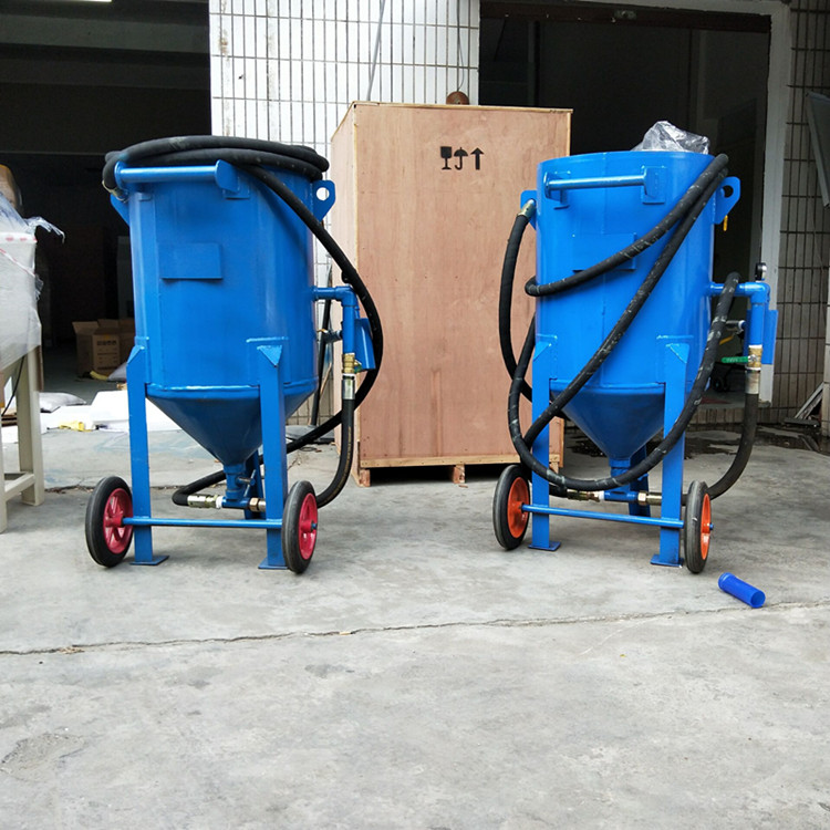 （東莞開放式加壓噴沙機(jī)）東莞寮步移動開放式除銹噴砂機(jī) 600型開放式噴砂機(jī)