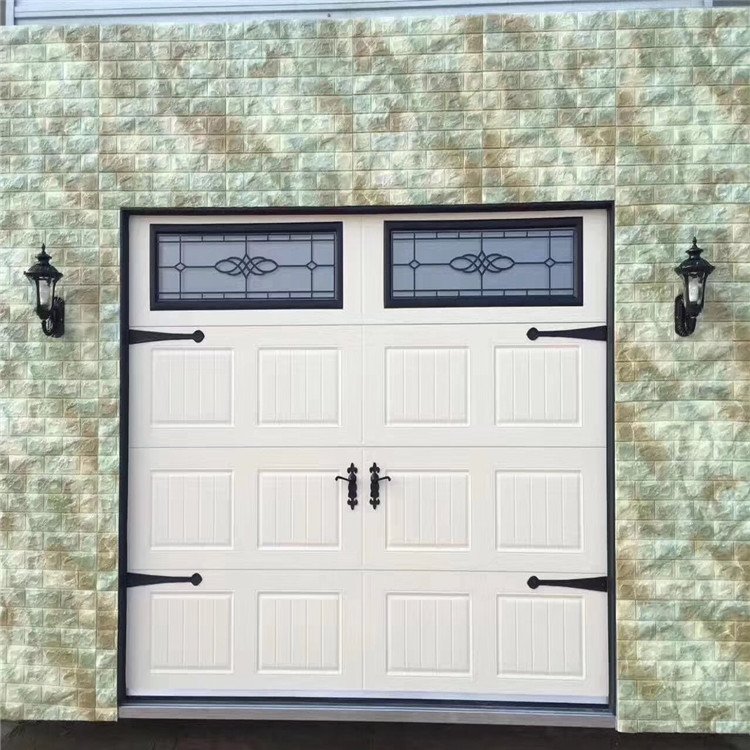 別墅翻板車庫門鋁合金彩鋼車庫滑升卷簾卷閘門工業(yè)提升門定制