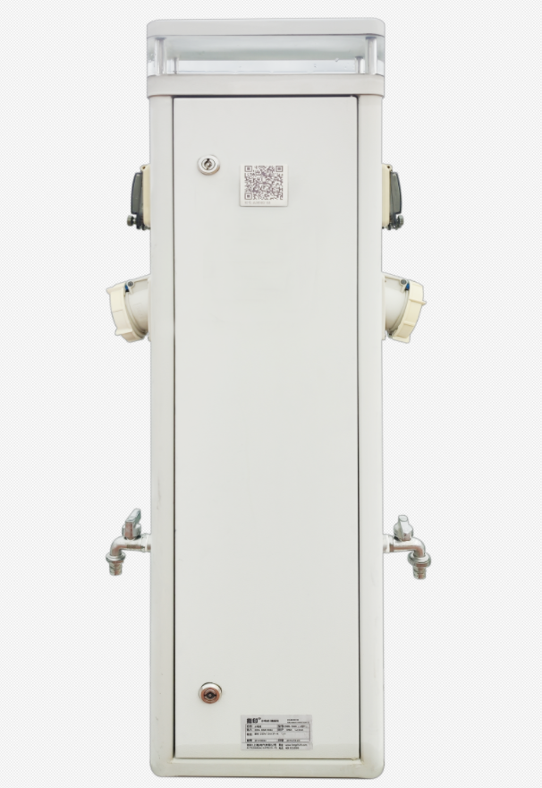 指印掃碼計(jì)費(fèi)智能低壓船舶岸電樁 不銹鋼拉絲材質(zhì) 岸電船舶充電樁