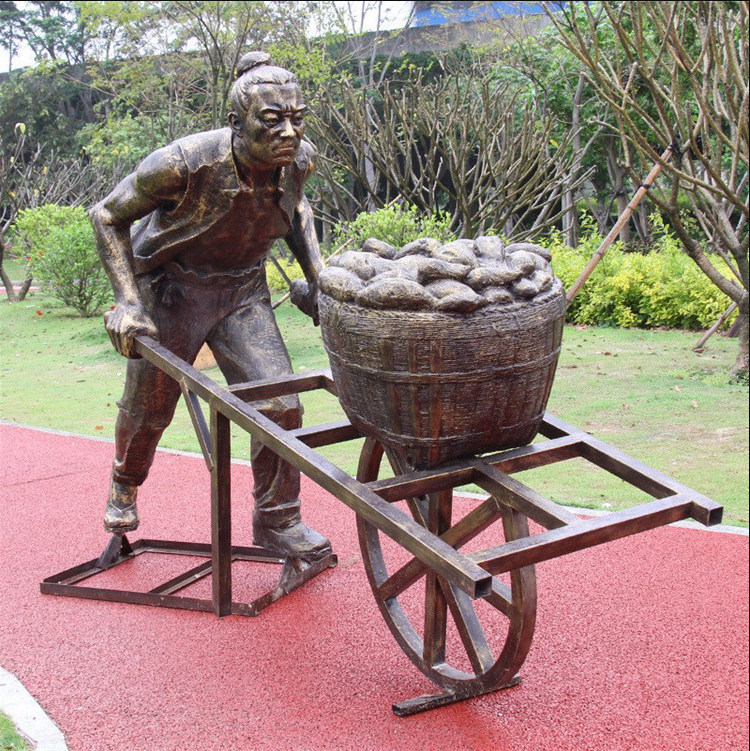 玻璃鋼農(nóng)耕雕塑定制加工 農(nóng)耕雕塑價(jià)格 玻璃鋼農(nóng)耕人物雕塑現(xiàn)貨 農(nóng)耕文化人物雕塑制作廠家