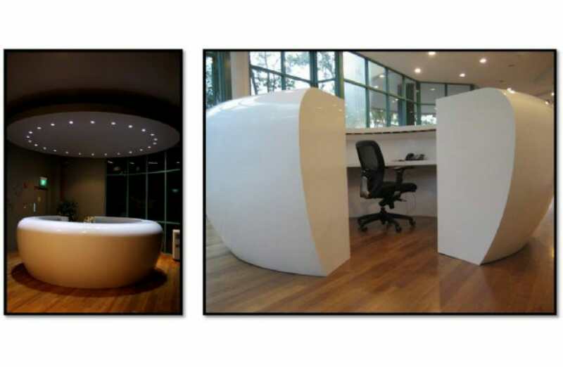 異形人造石前臺 異形人造石前臺定制