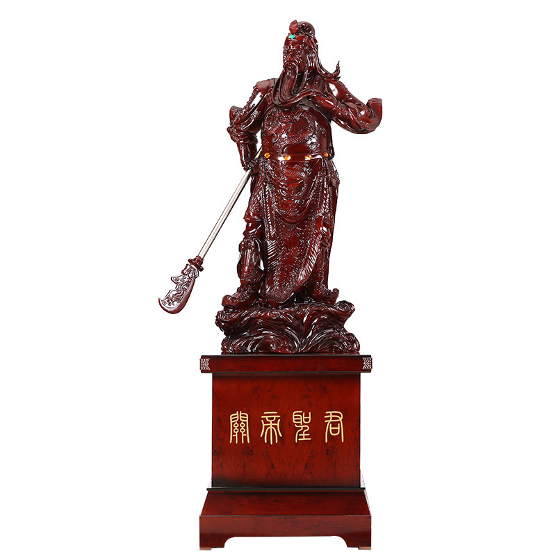 落地?cái)[件大武財(cái)神像創(chuàng)意中式客廳擺件批發(fā)喬遷公司開業(yè)禮品 落地?cái)[件大武財(cái)神像創(chuàng)意