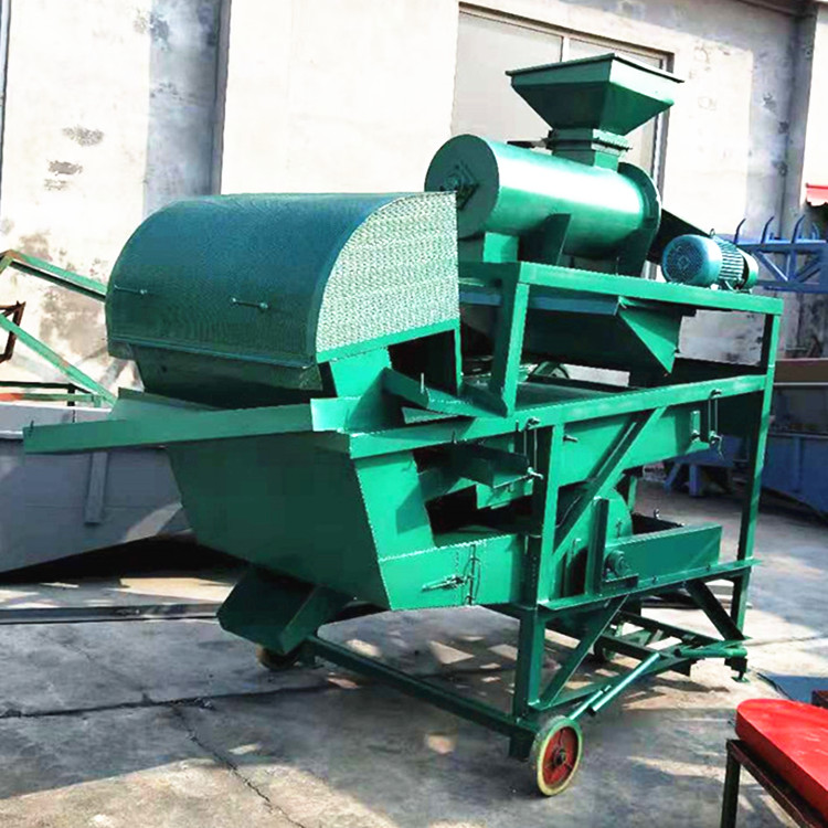 高粱去皮機 博華高粱脫殼機 大型高粱脫殼篩選一體機