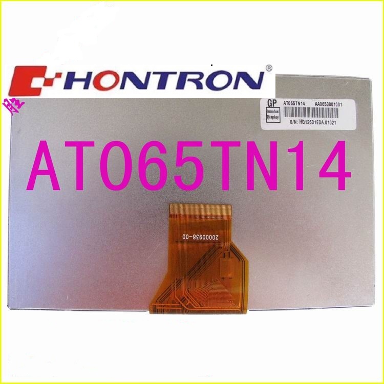 LCD群創(chuàng)6.5寸液晶屏AT065TN14分辨率800*480RGB接口50Pin 6.5寸車載GPS導(dǎo)航液晶顯示屏