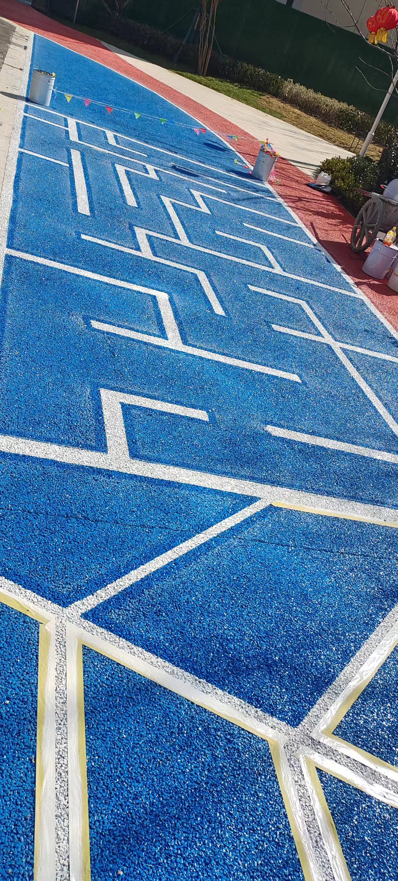 棗莊透水地坪工程廠家施工隊(duì).棗莊彩色透水地坪施工費(fèi)用多少錢一平