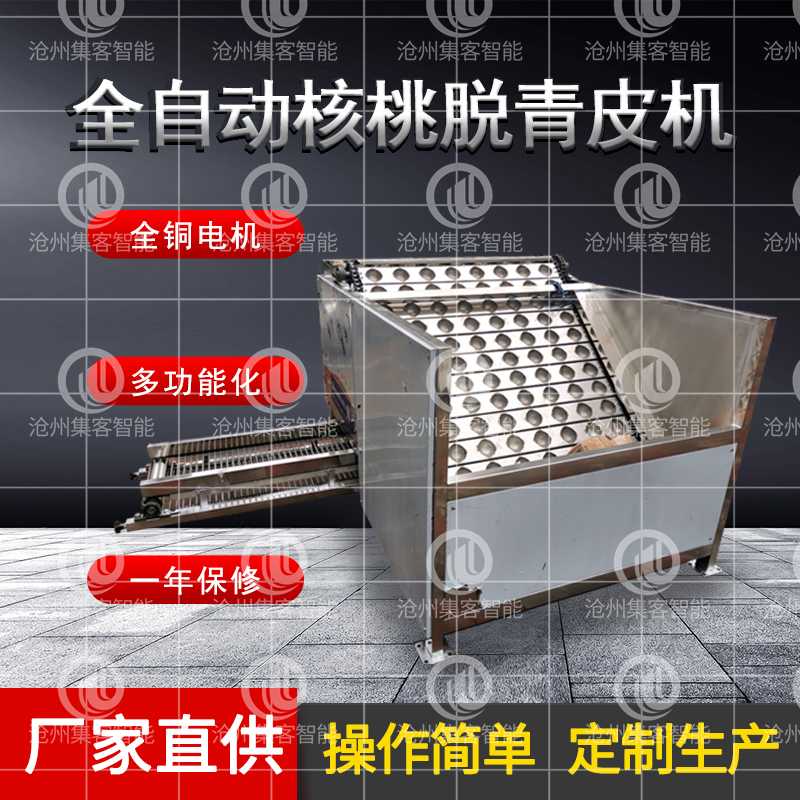 大型全自動核桃去青皮機 不銹鋼核桃脫青皮機