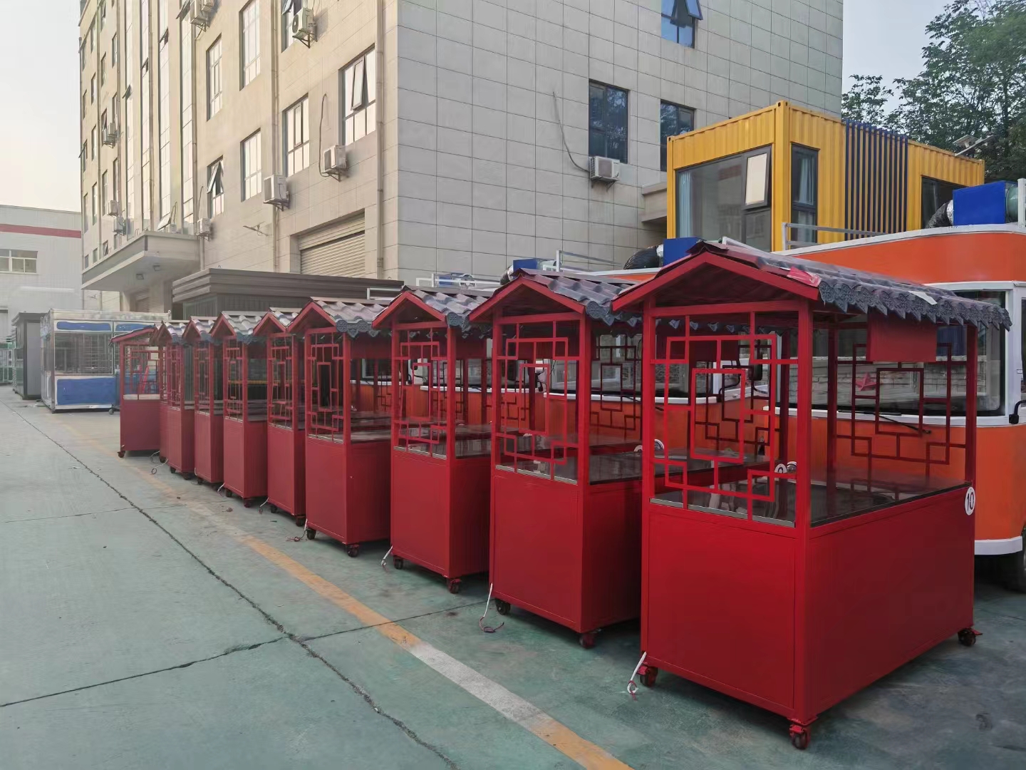 西安電動(dòng)餐車、手推餐車、外賣餐車、小吃車