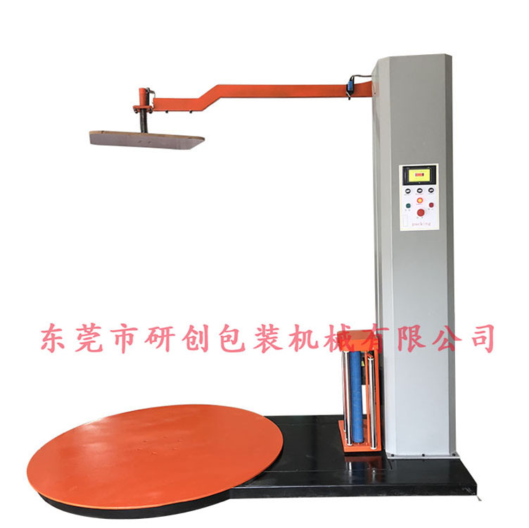 預(yù)拉型M纏繞機(jī) 廣州預(yù)拉伸纏膜機(jī)   預(yù)拉+壓式拉伸薄膜纏繞機(jī)