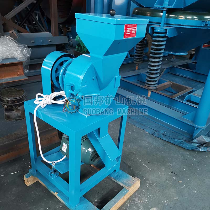 臥式圓盤粉碎機 MP-250型圓盤粉碎機 鉻合金圓盤磨粉機 200目礦石粉碎機【石城縣國邦礦山機械】