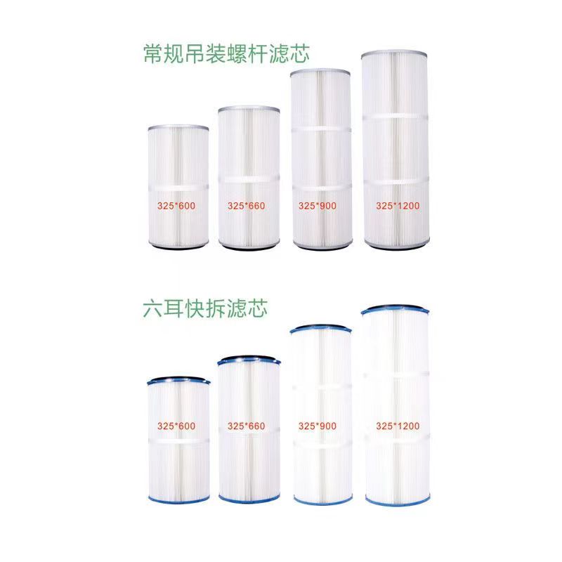 工業(yè) 六耳快拆濾芯 六耳快拆粉末濾芯靜電噴涂除塵過(guò)濾防靜電阻燃