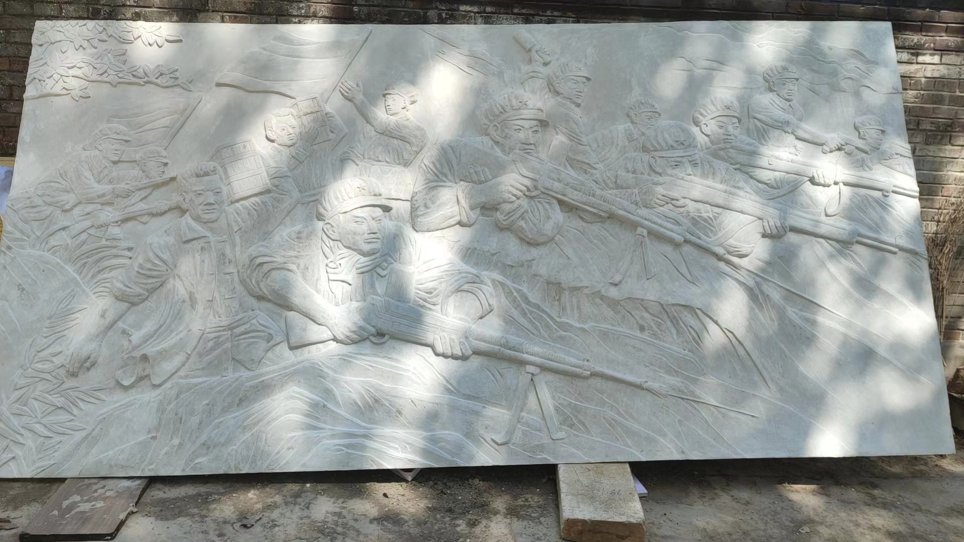 仿銅玻璃鋼浮雕-北京中式風(fēng)格室內(nèi)掛件浮雕-玻璃鋼人物雕塑-廠家-定制