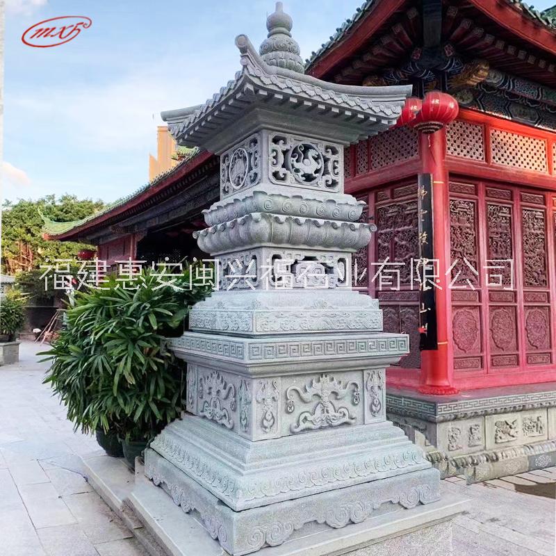 福建廠家寺廟建筑花崗巖須彌座經(jīng)幢塔石塔石雕佛塔舍利塔擺件