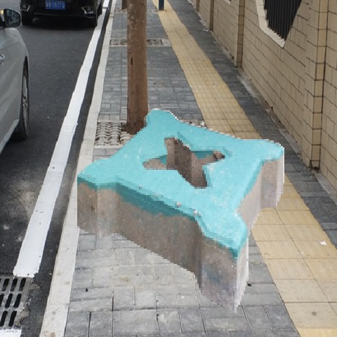 施工樹池鋪水泥圓孔磚、深圳上油松車位鋪裝地花磚供應(yīng)建材