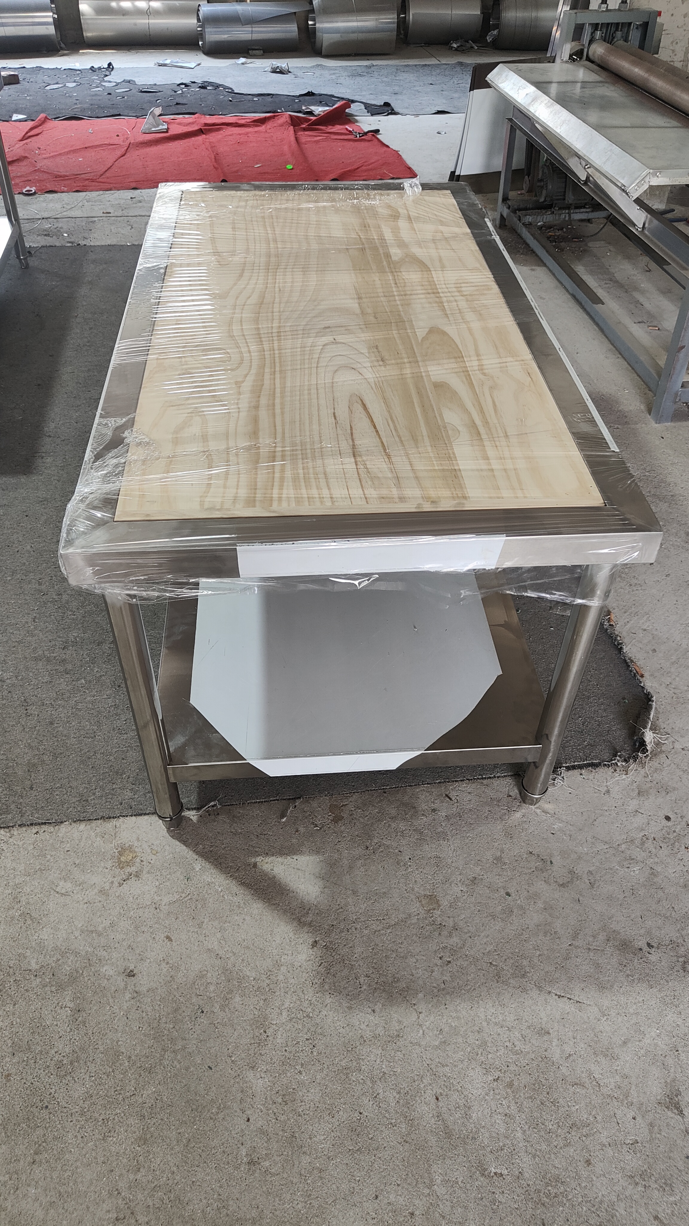 面案工作臺廠家定制   不銹鋼餐廳面案商用打荷臺 廚房簡易工作臺 廠家供應(yīng)