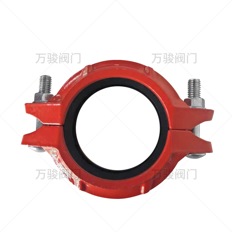 天和KQF億佰通給水襯塑溝槽消防管道連接件贛瑪M工程管件剛性卡箍  廠家供應(yīng)快裝卡箍?jī)r(jià)格