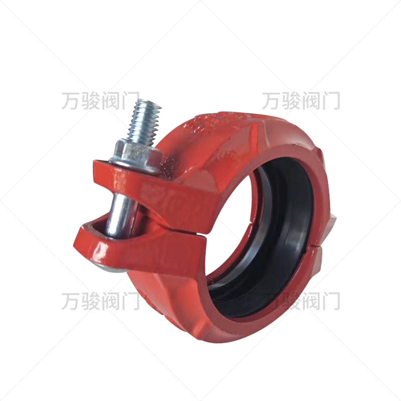 天和KQF億佰通給水襯塑溝槽消防管道連接件贛瑪M工程管件剛性卡箍  廠家供應(yīng)快裝卡箍?jī)r(jià)格