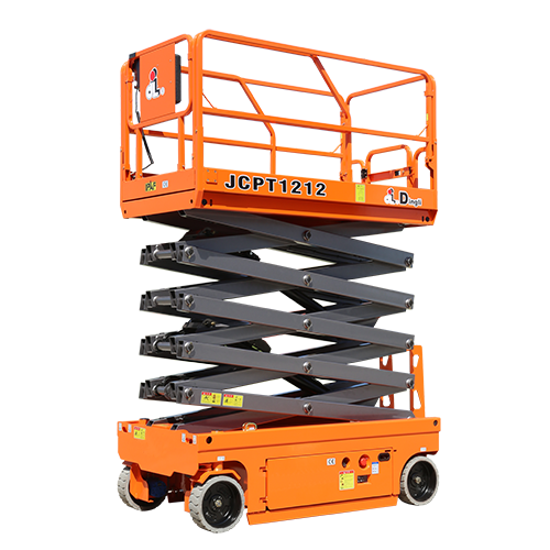 10 米全自行走剪叉升降平臺  移動式升降機 電動小型高空作業(yè)車登高車