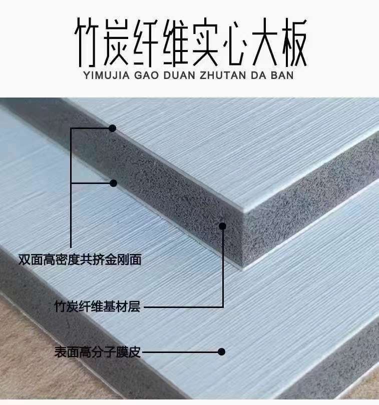 竹炭共擠木飾面板碳晶板竹木纖維木飾面板價格