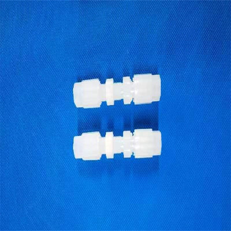 佰氟達(dá)供應(yīng)pfa聚四氟乙烯3/4直通穿板接頭
